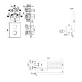 Душевая система Paffoni с термостатом, ручным и верхним душем CASCADE, хром (KIT CASCADE099CR) Фото - 3